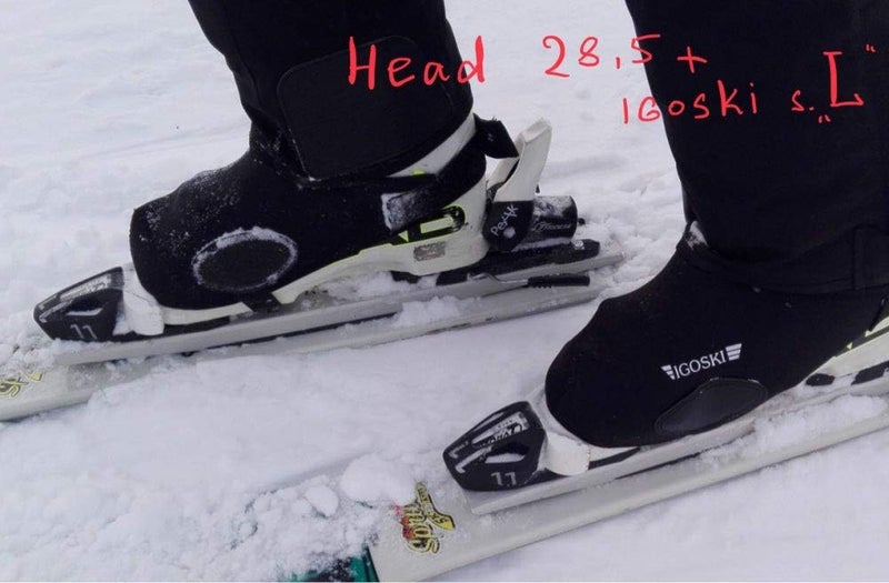 IGOSKI SKI Boot & Shoe Covers Water Resistant and Washable Ski Boot Covers Keep Dry and Warm - Image 3